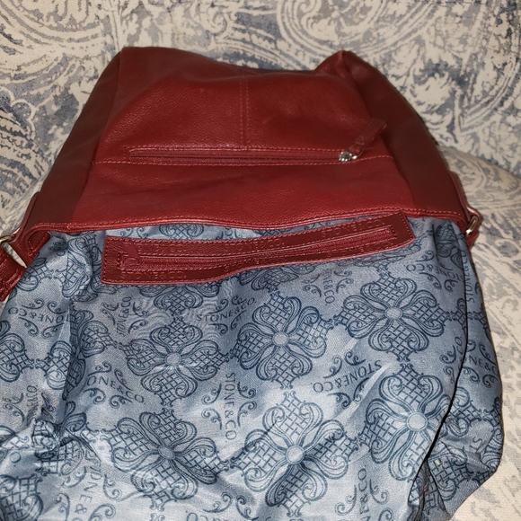 ❤️SOLD!❤️Red Leather Stone & Co Purse!! - Picture 5 of 7